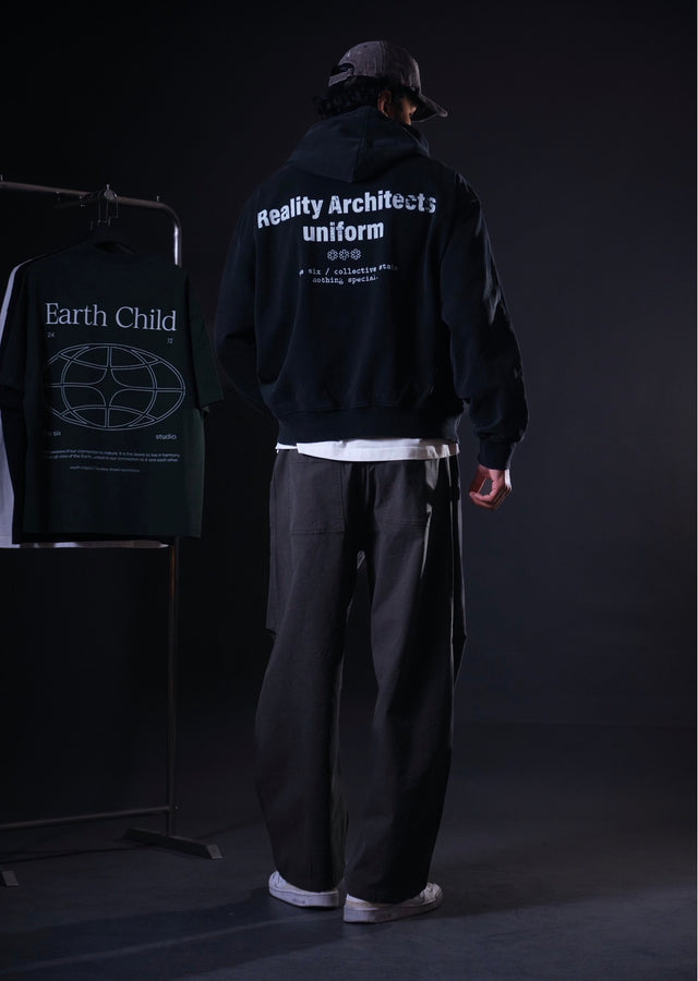 HOODIE “Reality architect uniform” black