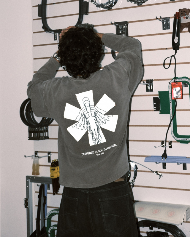 Six again Longsleeve grey