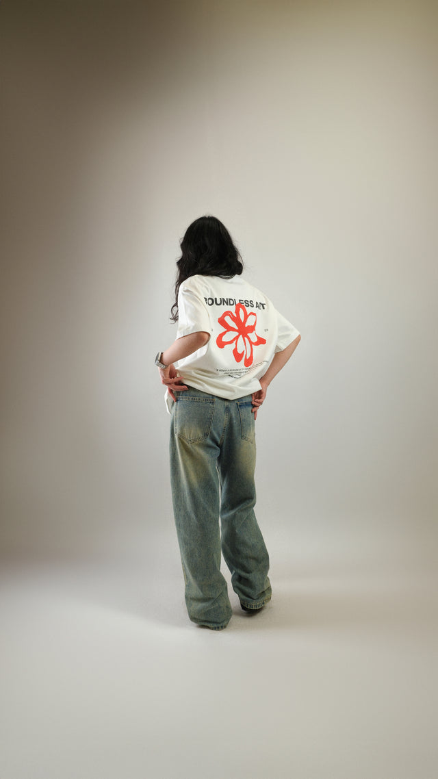 T-shirt Boundless Art Flower GEN1 White