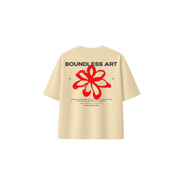 T-shirt Boundless Art Flower GEN1 Cream
