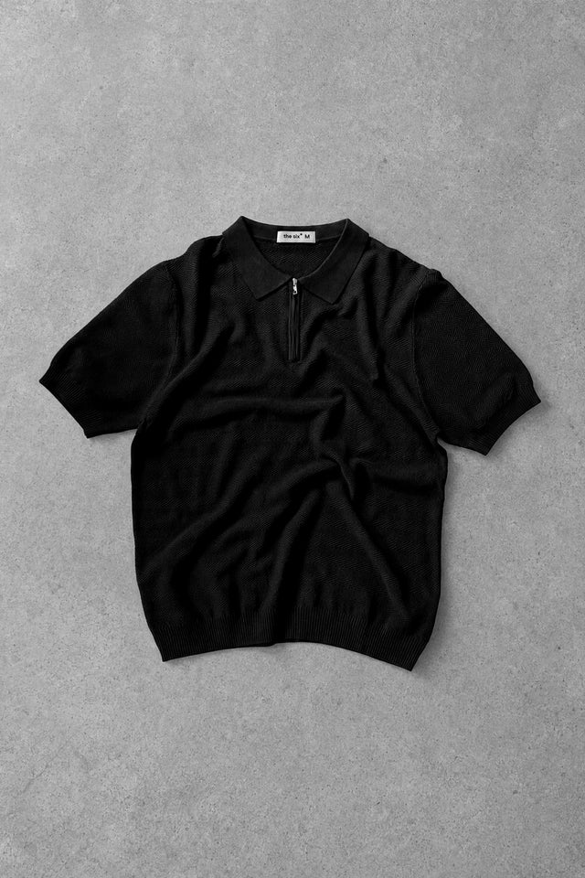 classic polo shirt* black