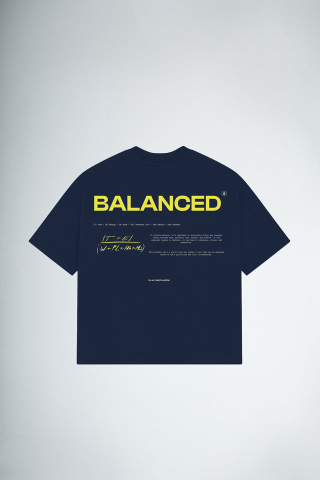 T-shirt Balanced Dark Blue