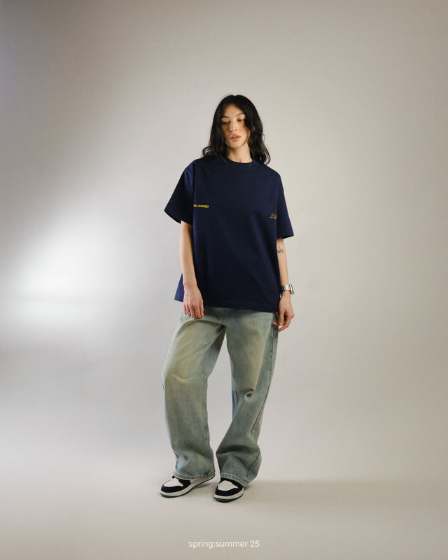 T-shirt Balanced Dark Blue