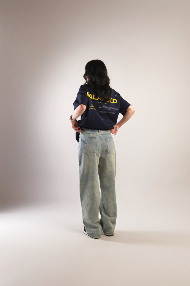 T-shirt Balanced Dark Blue