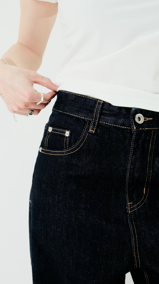 raw* denim jeans
