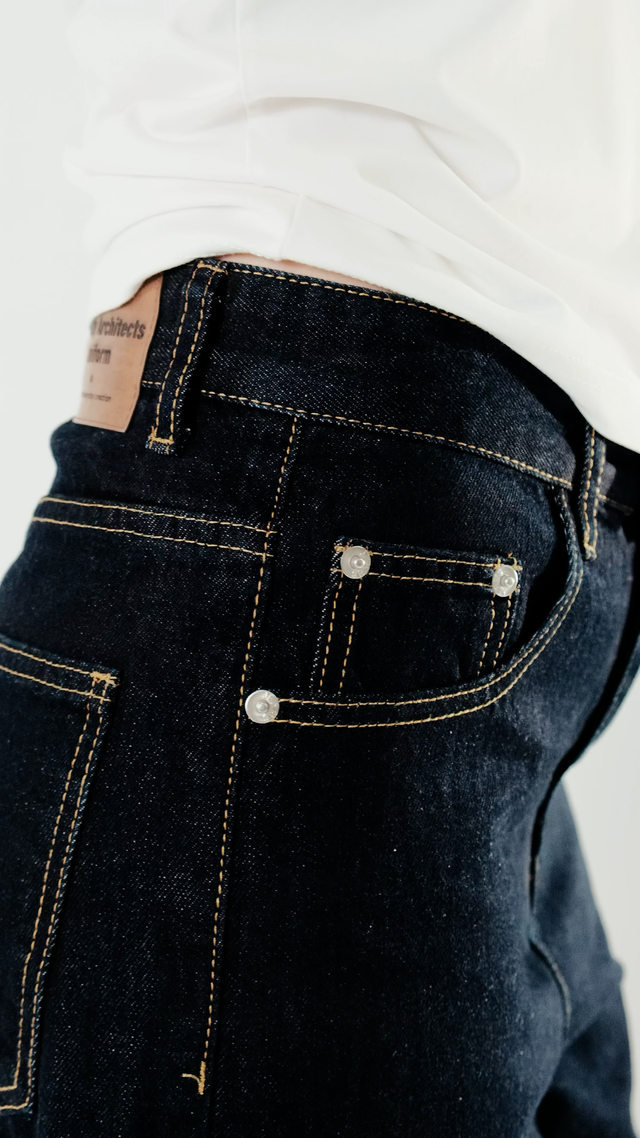 raw* denim jeans