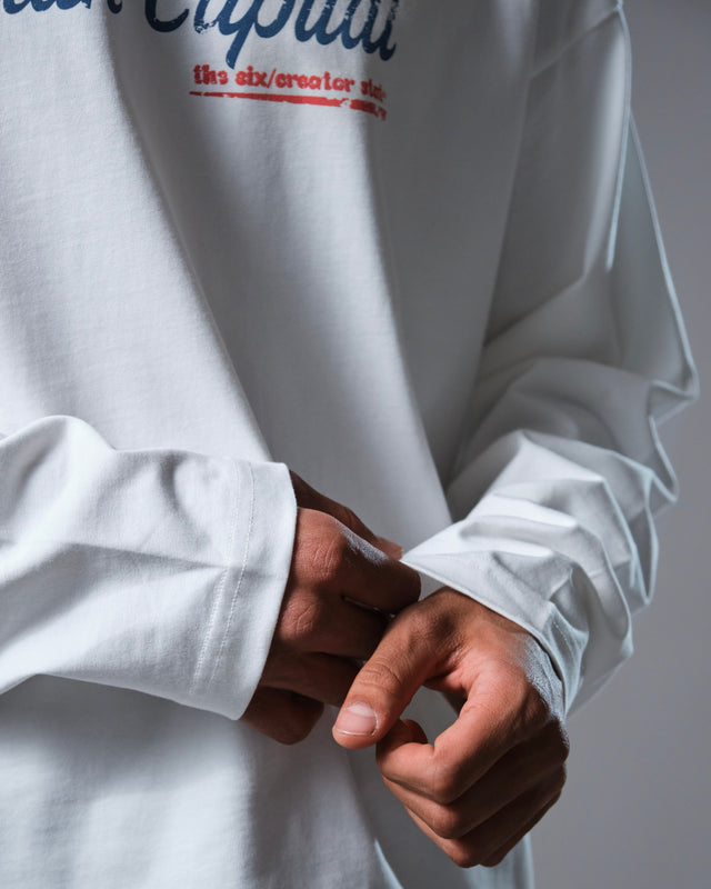 South capital Longsleeve white