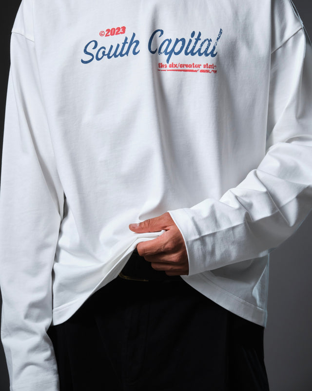 South capital Longsleeve white