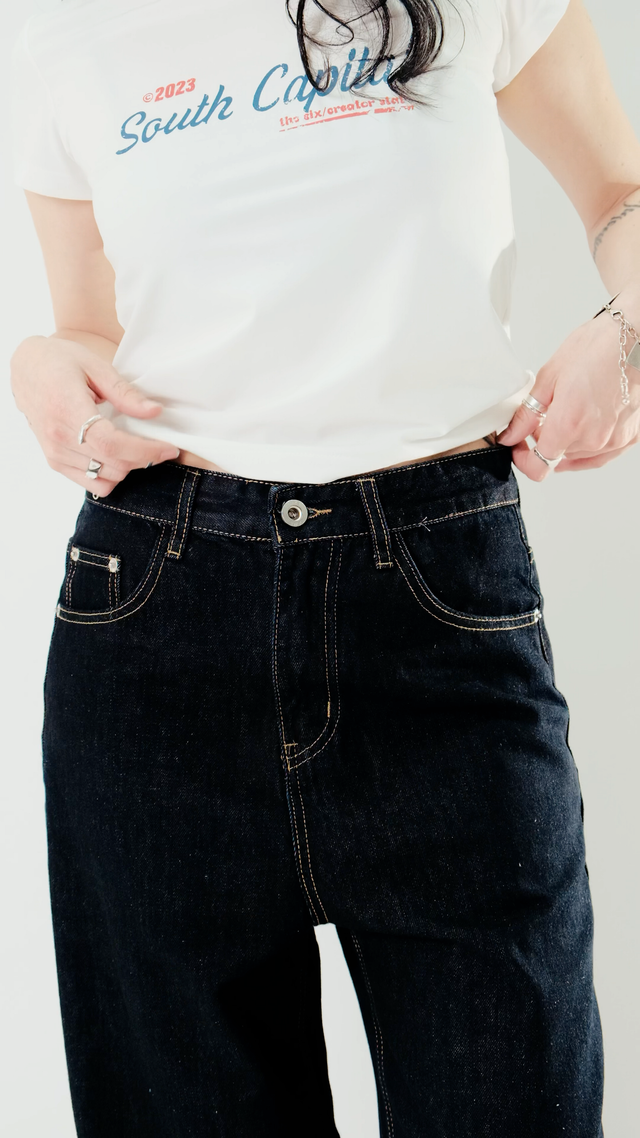 raw* denim jeans