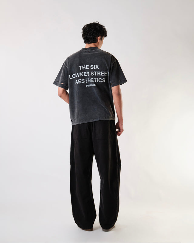 T-Shirt The Six LSA DarkGrey grunge