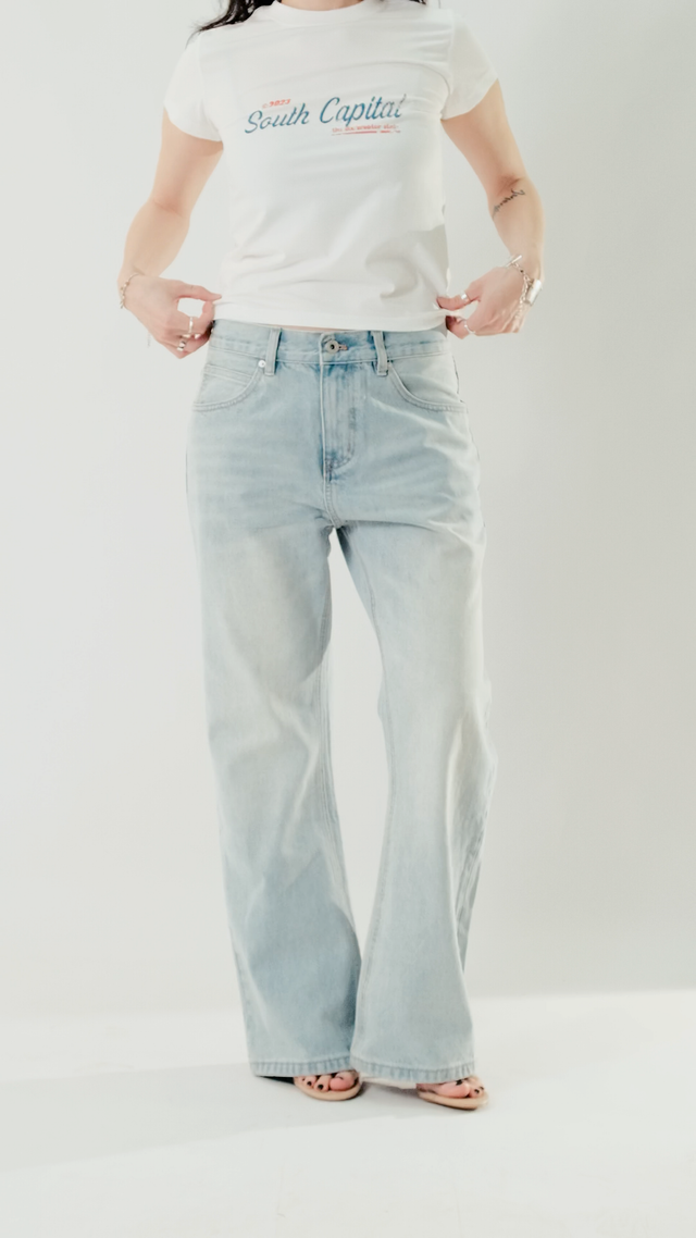 flared* jeans