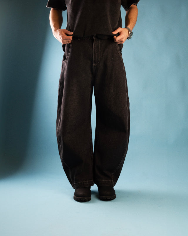 Jeans Dark Grey Baggy