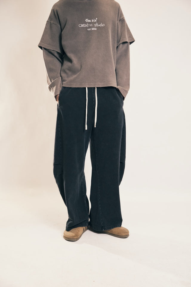 Black graphite sport pants