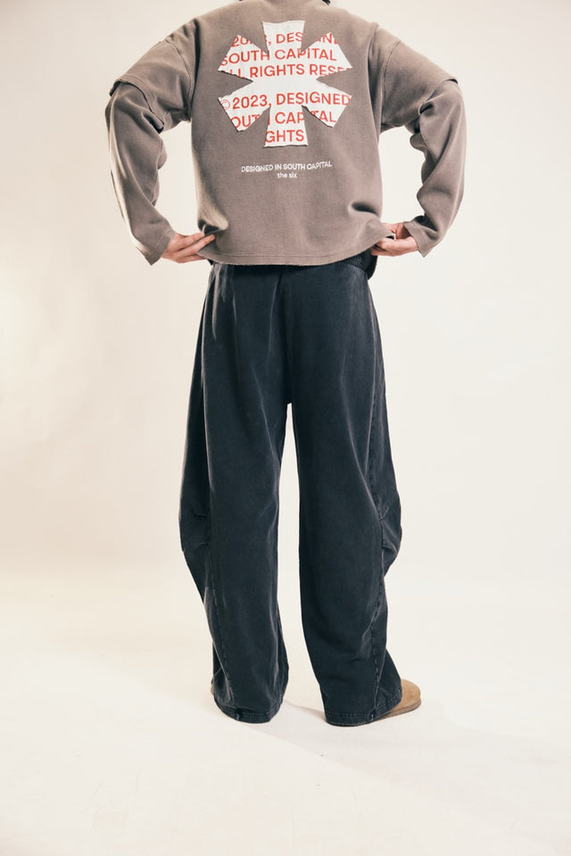 Black graphite sport pants