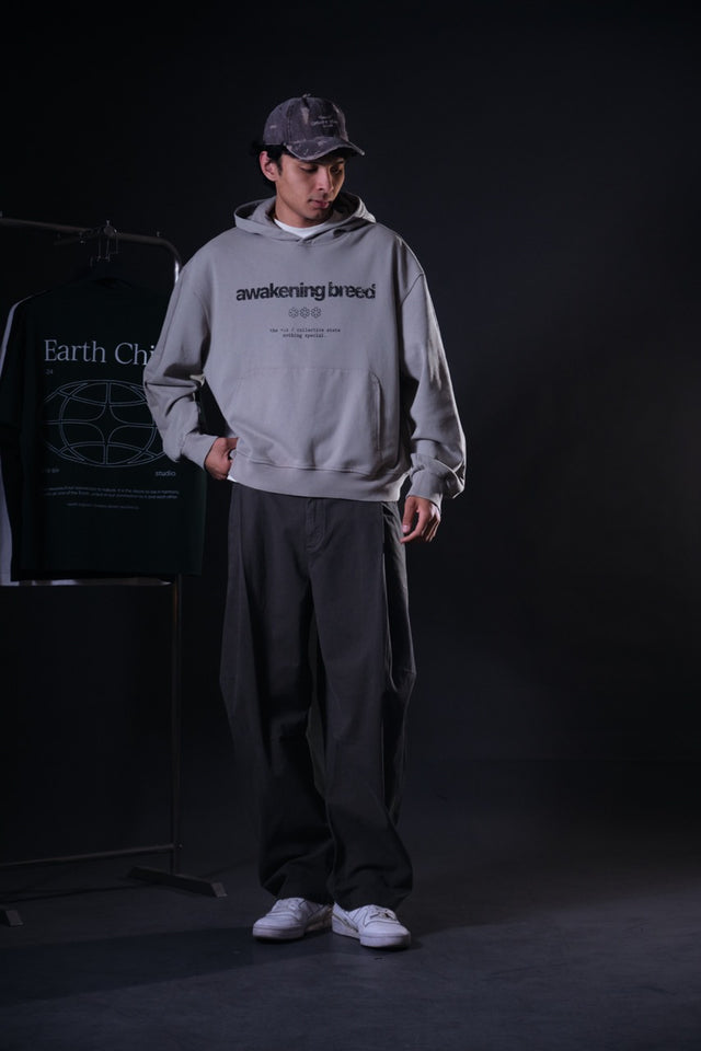 Hoodie Awakening Breed Light Gray