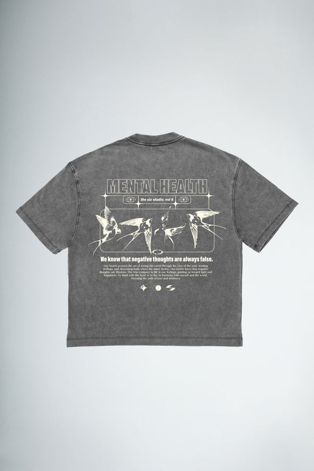 T-Shirt Mental Health GEN5 GreyGrunge 305gsm