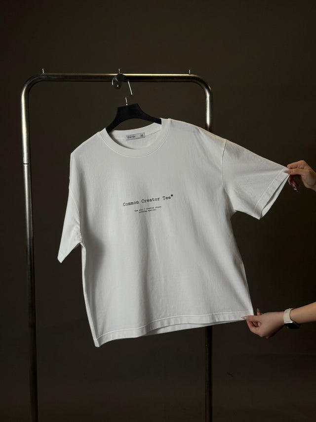 T shirt reality architect white