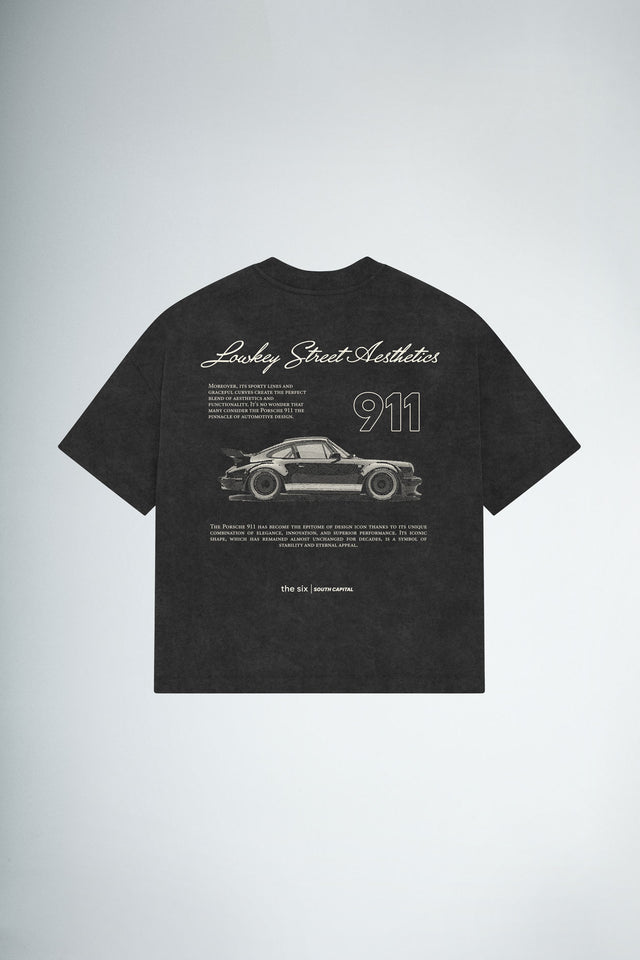 T-Shirt LSA Porsche Grunge Grey