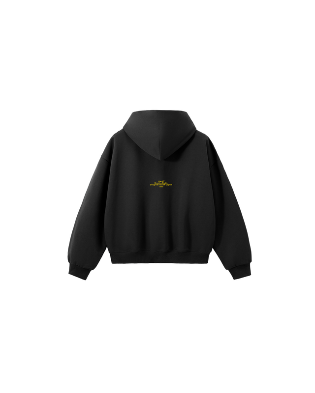 Zip Hoodie TSCS black/yellow