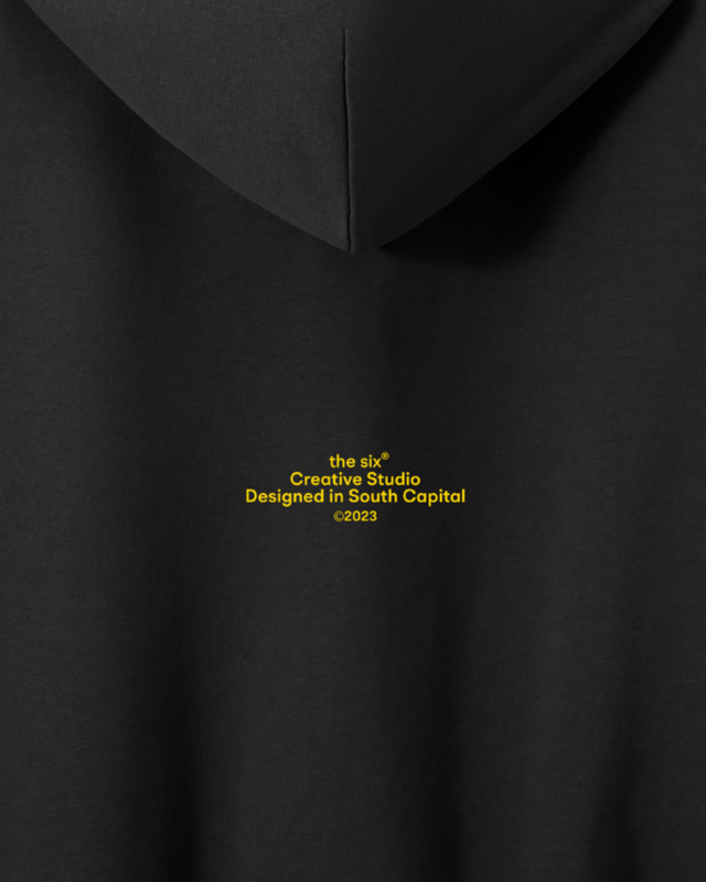 Zip Hoodie TSCS black/yellow