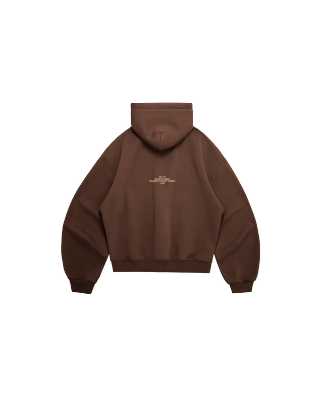 Hoodie EARTH CHILD brown