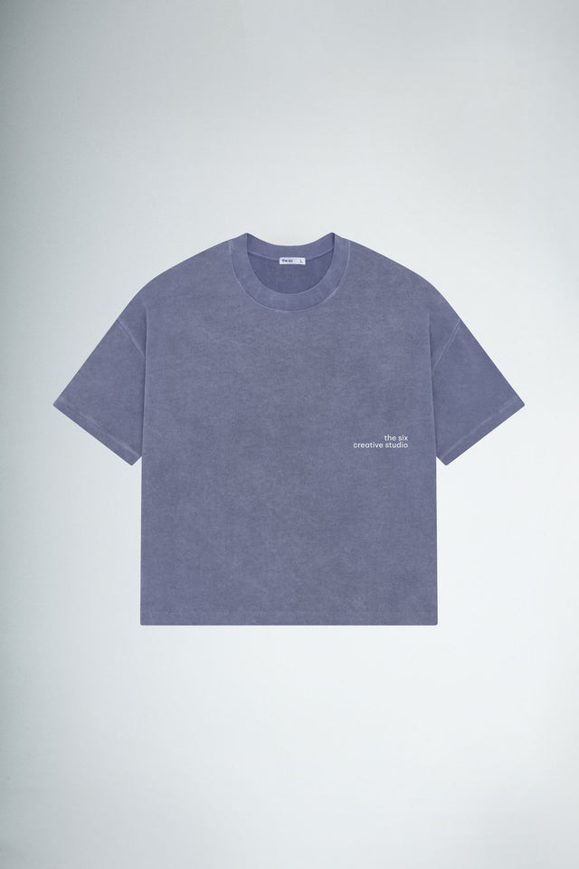 T-Shirt Mental Health LightBlue Grunge