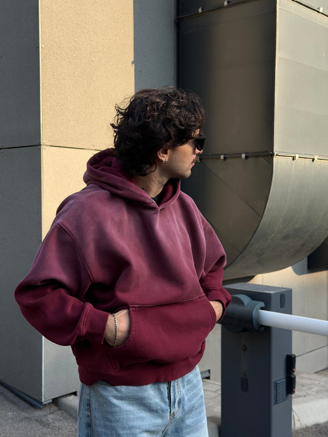 hoodie Prsch 911 dark burgundy