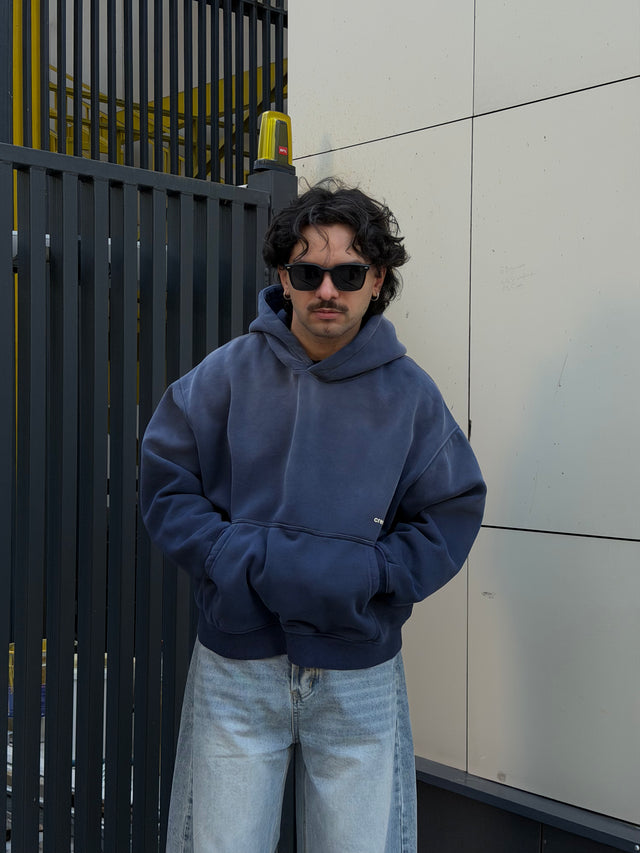 hoodie Prsch 911 dark blue