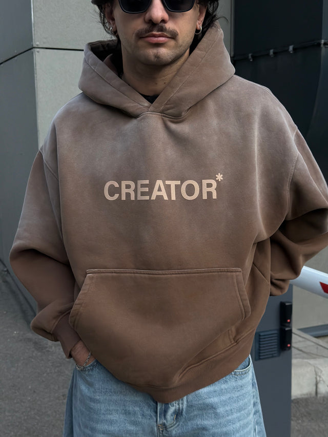 Hoodie Creator* brown