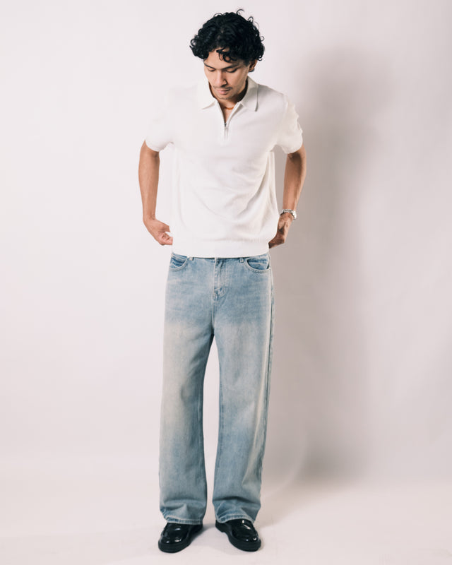 classic polo shirt* white