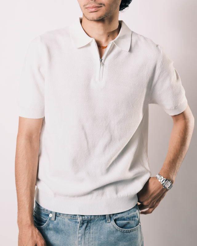classic polo shirt* white