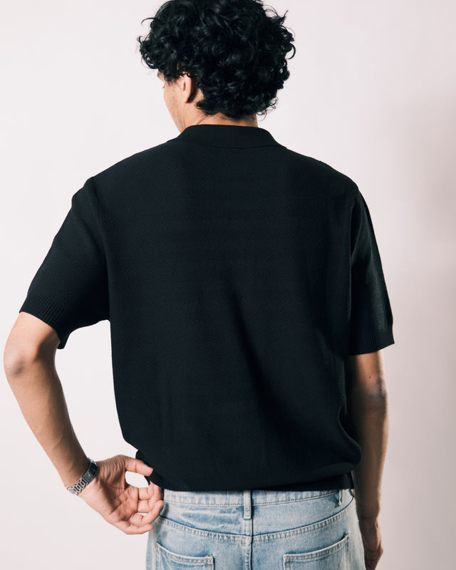 classic polo shirt* black
