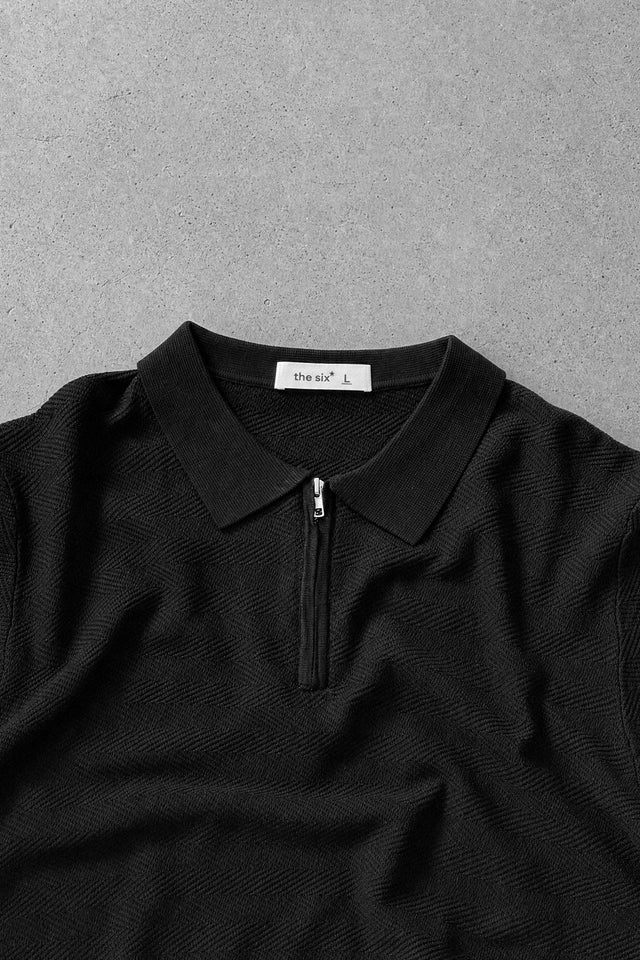 classic polo shirt* black